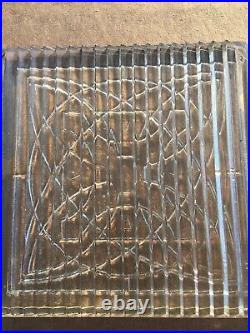 Set -9 Architectural Luxfer Glass Tiles Frank Lloyd Wright Design More Available