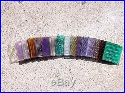 Set Of 16 Glass Prism Tiles Frank Lloyd Wright Flw Patented Transom Window