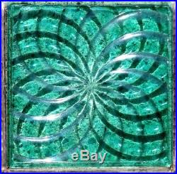 Set Of 16 Glass Prism Tiles Frank Lloyd Wright Flw Patented Transom Window