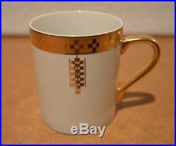 Set Of 4 Tiffany & Co Frank Lloyd Wright IMPERIAL 3 1/2 Coffee Mugs 1992