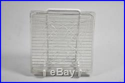 Set Of 5 Clear Architectural Glass Tiles Luxfer Frank Lloyd Wright Design
