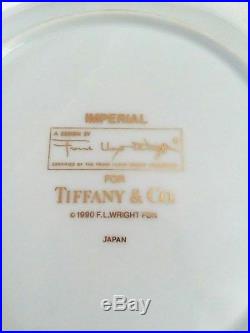 Set of 2 Tiffany & Co. Imperial Frank Lloyd Wright 7 ½ Salad Dessert Plate