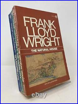 Set of 3 Frank Lloyd Wright Books The Future of Architecture The Living 1st Ed