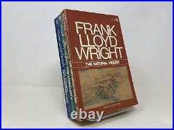 Set of 3 Frank Lloyd Wright Books The Future of Architecture The Living 1st Ed