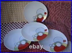 Set of Four FRANK LLOYD WRIGHT Imperial Hotel 1964 nine-inch Plates / Dishes