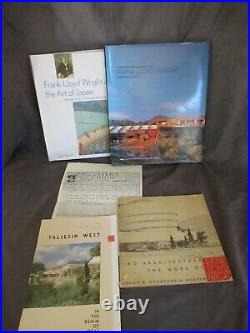 Signed FRANK LLOYD WRIGHT Architecture Book Collection ch83