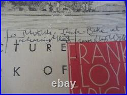 Signed FRANK LLOYD WRIGHT Architecture Book Collection ch83