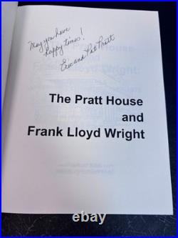 Signed Frank Lloyd Wright Pratt House Galesburg MI Eric & Pat Pratt 1st Edition