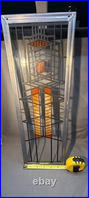 Stained Glass Panel Inspired By Frank Lloyd Wright 6x 17