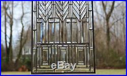 Stained glass Beveled clear window panel FRANK LLOYD WRIGHT TREE OF LIFE 2034