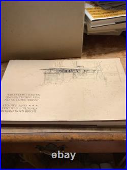 Studies and Executed Buildings Frank Lloyd Wright 1975 English German Ed HD/DJ