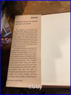 Studies and Executed Buildings Frank Lloyd Wright 1975 English German Ed HD/DJ