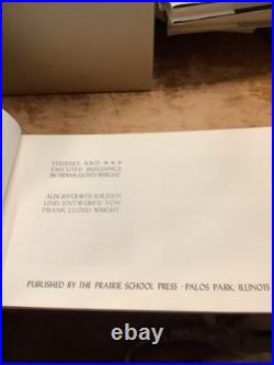 Studies and Executed Buildings Frank Lloyd Wright 1975 English German Ed HD/DJ