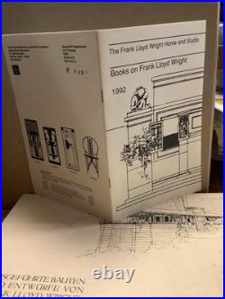 Studies and Executed Buildings Frank Lloyd Wright 1975 English German Ed HD/DJ