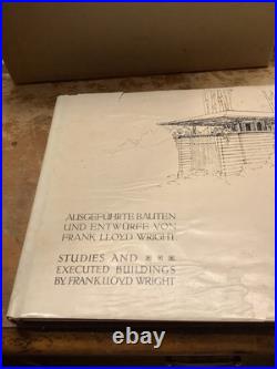 Studies and Executed Buildings Frank Lloyd Wright 1975 English German Ed HD/DJ