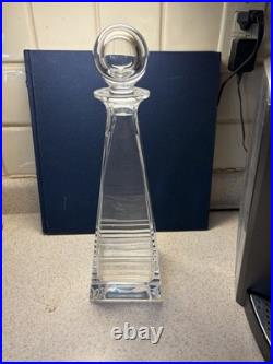 Stunning Tiffany and Co. Frank Lloyd Wright Crystal Decanter