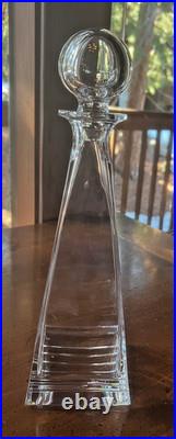 Stunning Tiffany and Co. Frank Lloyd Wright Crystal Decanter