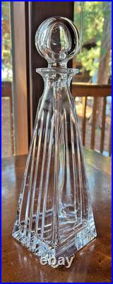 Stunning Tiffany and Co. Frank Lloyd Wright Crystal Decanter