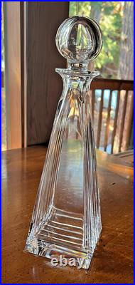 Stunning Tiffany and Co. Frank Lloyd Wright Crystal Decanter