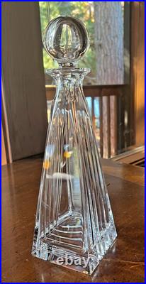 Stunning Tiffany and Co. Frank Lloyd Wright Crystal Decanter