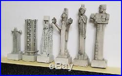 Summit Collection Frank Lloyd Wright Midway Gardens Chess Set Pieces 3-5 Tall