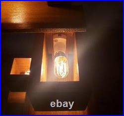 TALIESIN 4 Frank Lloyd Wright Table Lighting Brown Table lamp Wood Modern JAPAN