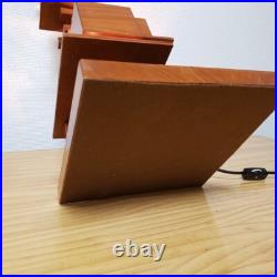 TALIESIN 4 Frank Lloyd Wright Table Lighting Cherry Brown Reproduct