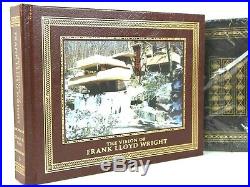 THE VISION OF FRANK LLOYD WRIGHT Easton Press - OVER SIZED BOOK