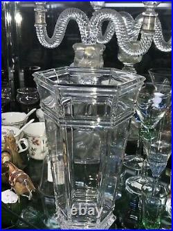 TIFFANY & Co. Frank Lloyd Wright Foundation Vintage/ Antique 1986 Crystal Vase