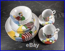 TIFFANY Frank Lloyd Wright Cabaret Porcelain Dinnerware for 4 with 2 Extra Pieces