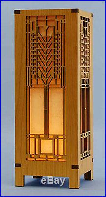 TREE of LIFE Frank Lloyd Wright HOUSE MINI LIGHT LAMP 11.5 Etched Wood USA MADE