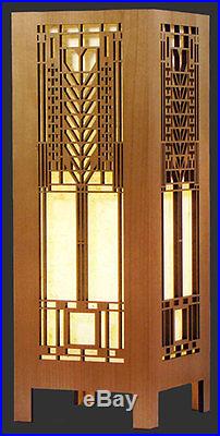 TREE of LIFE Martin WINDOW Frank Lloyd Wright LIGHTBOX LAMP 15.5 Etched Wood Lg