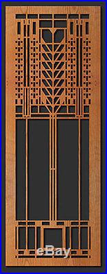 TREE of LIFE Martin WINDOW Frank Lloyd Wright LIGHTBOX LAMP 15.5 Etched Wood Lg