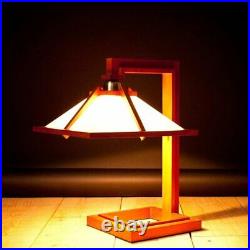 Taliesin 1 Floor Light Desk Lamp Designed by Frank Lloyd Wright Brown H/41
