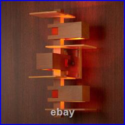 Taliesin 3 Wall Sconce Lamp Frank Lloyd Wright Brown REPRODUCT 420x192x213mm
