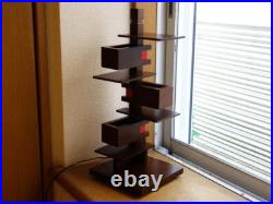 Taliesin 4 Walnut Finished Frank Lloyd Wright Table Lamp LED Designer Japan NEW