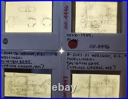 Taliesin East Spring Green WI Architecture F. L. Wright 35mm Glass Slides Lot 50