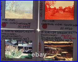 Taliesin East Spring Green WI Architecture F. L. Wright 35mm Glass Slides Lot 50