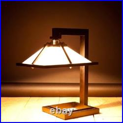 Taliesin I Style Desk Lamp Black Frank Lloyd Wright Design Reproduction from JP