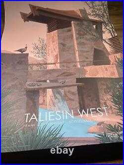 Taliesin West Art Print Poster By Rory Kurtz XX/300 Frank Lloyd Wright Spoke