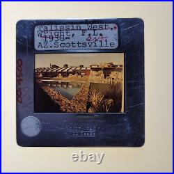 Taliesin West Scottsdale AZ Frank L Wright Architecture 35mm Glass Slides Lot 69