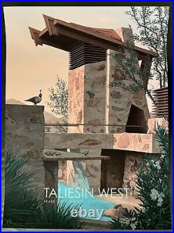 Taliesin West by Rory Kurtz Official Frank Lloyd Wright Screen Print Poster