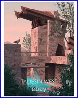 Taliesin West by Rory Kurtz Official Frank Lloyd Wright Screen Print Poster Art