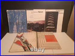 The Architectural Forum Frank Lloyd Wright 1938,48,51,52,60 Editions Lot Of 5