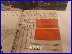 The Architectural Forum Frank Lloyd Wright 1938,48,51,52,60 Editions Lot Of 5