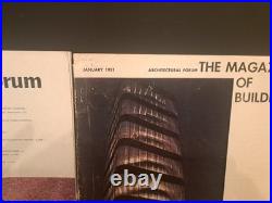 The Architectural Forum Frank Lloyd Wright 1938,48,51,52,60 Editions Lot Of 5