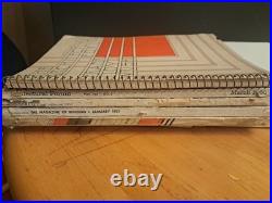 The Architectural Forum Frank Lloyd Wright 1938,48,51,52,60 Editions Lot Of 5