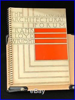 The Architectural Forum Jan 1938 Frank Lloyd Wright Complete E W Zoller