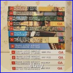 The Complete Works of Frank Lloyd Wright 12 volumes Set Monograph JP