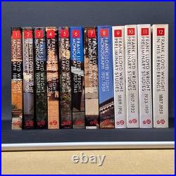 The Complete Works of Frank Lloyd Wright 12 volumes Set Monograph with box Japan